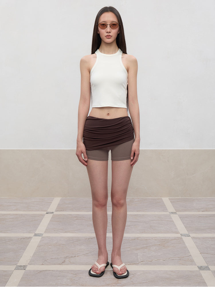 High Elastic Sleeveless I-Back Vest