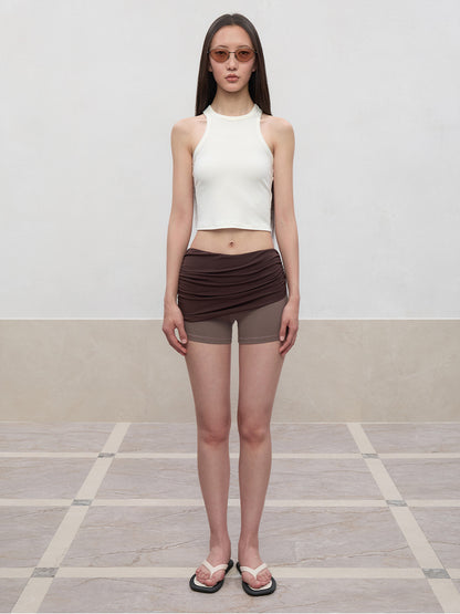 High Elastic Sleeveless I-Back Vest