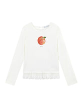 Fruit Print Lace-spliced T-Shirt - CHINASQUAD