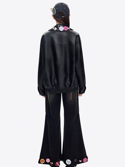 Vintage Badge Denim Baseball Cap