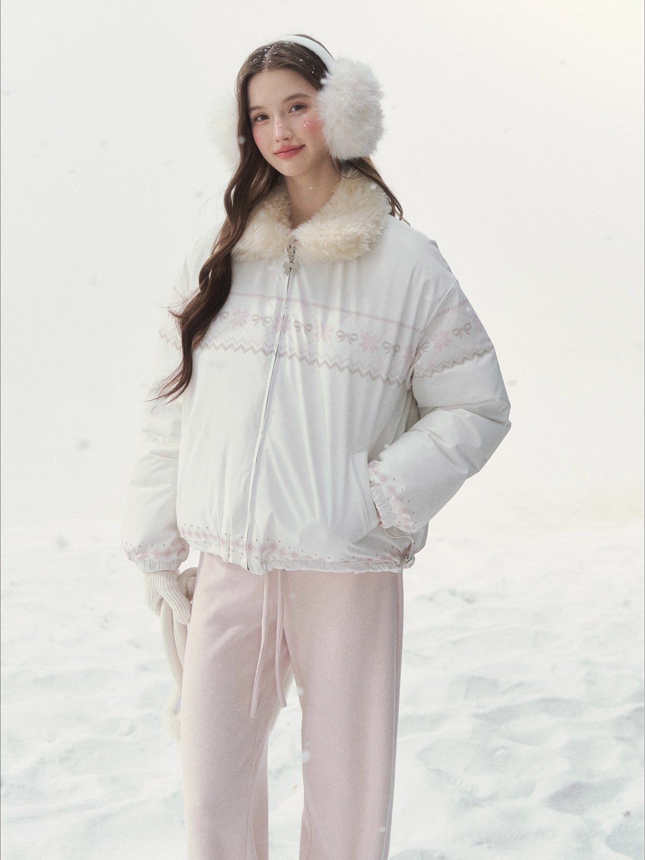 Original Pink Reversible Down Jacket