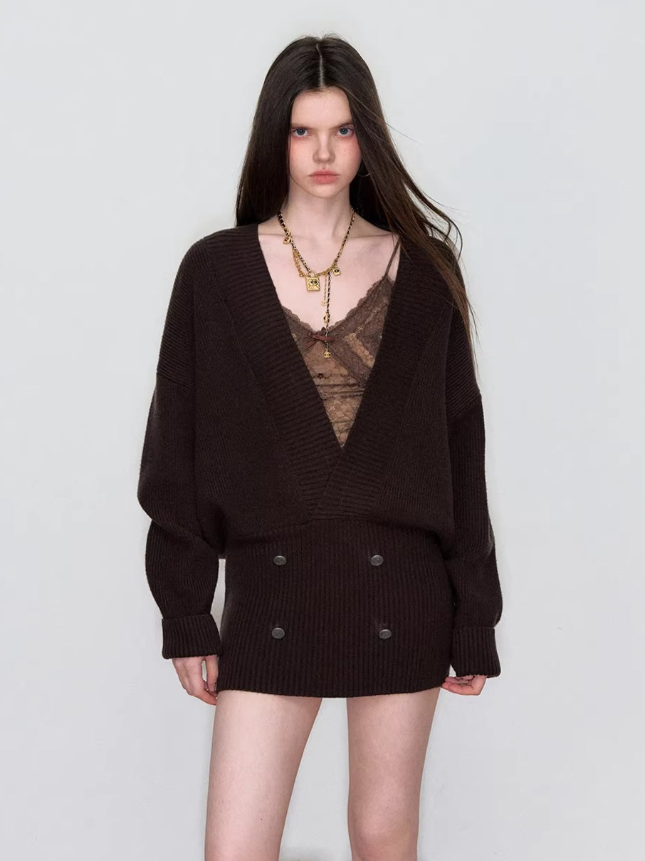 Heavyweight Knit Sweater Dress
