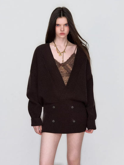 Heavyweight Knit Sweater Dress