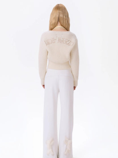Hug Doll Fitted Knit Cardigan