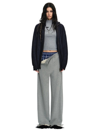 Two-Way Wear Illusion Two-Piece Sweatpants