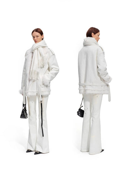 Polar Eco Faux Leather Fur Jacket