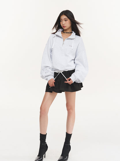 Light Gray Oversize Sweatshirt