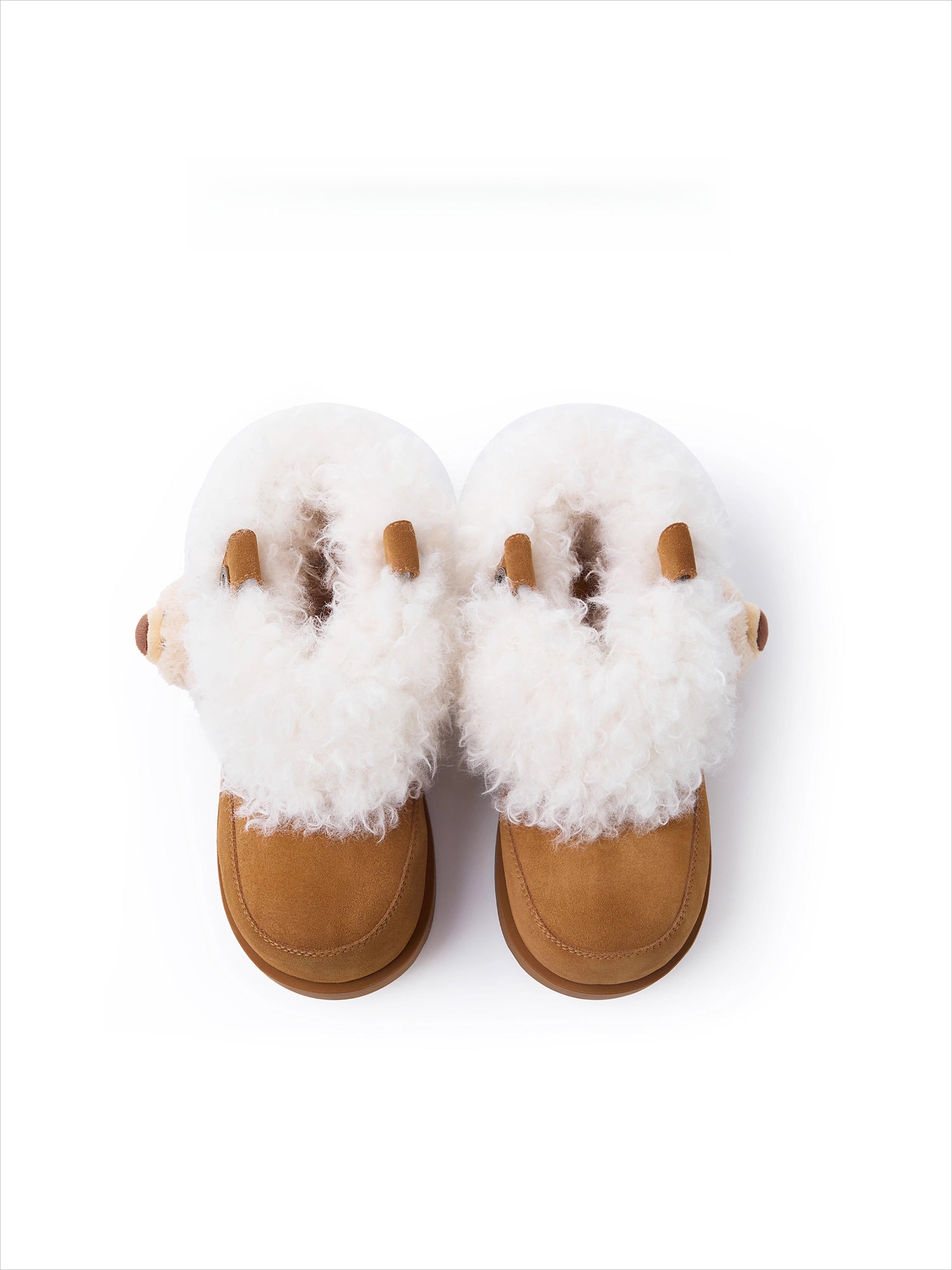 Plush Lined Platform Short Snow Boots