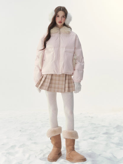 Original Pink Reversible Down Jacket