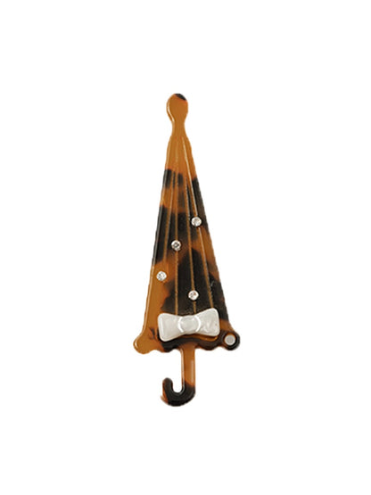Tortoiseshell-colored Acetate Hair Clip