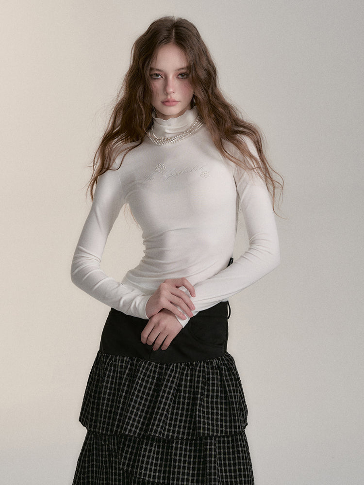 Turtleneck Long-Sleeve Base Sweater