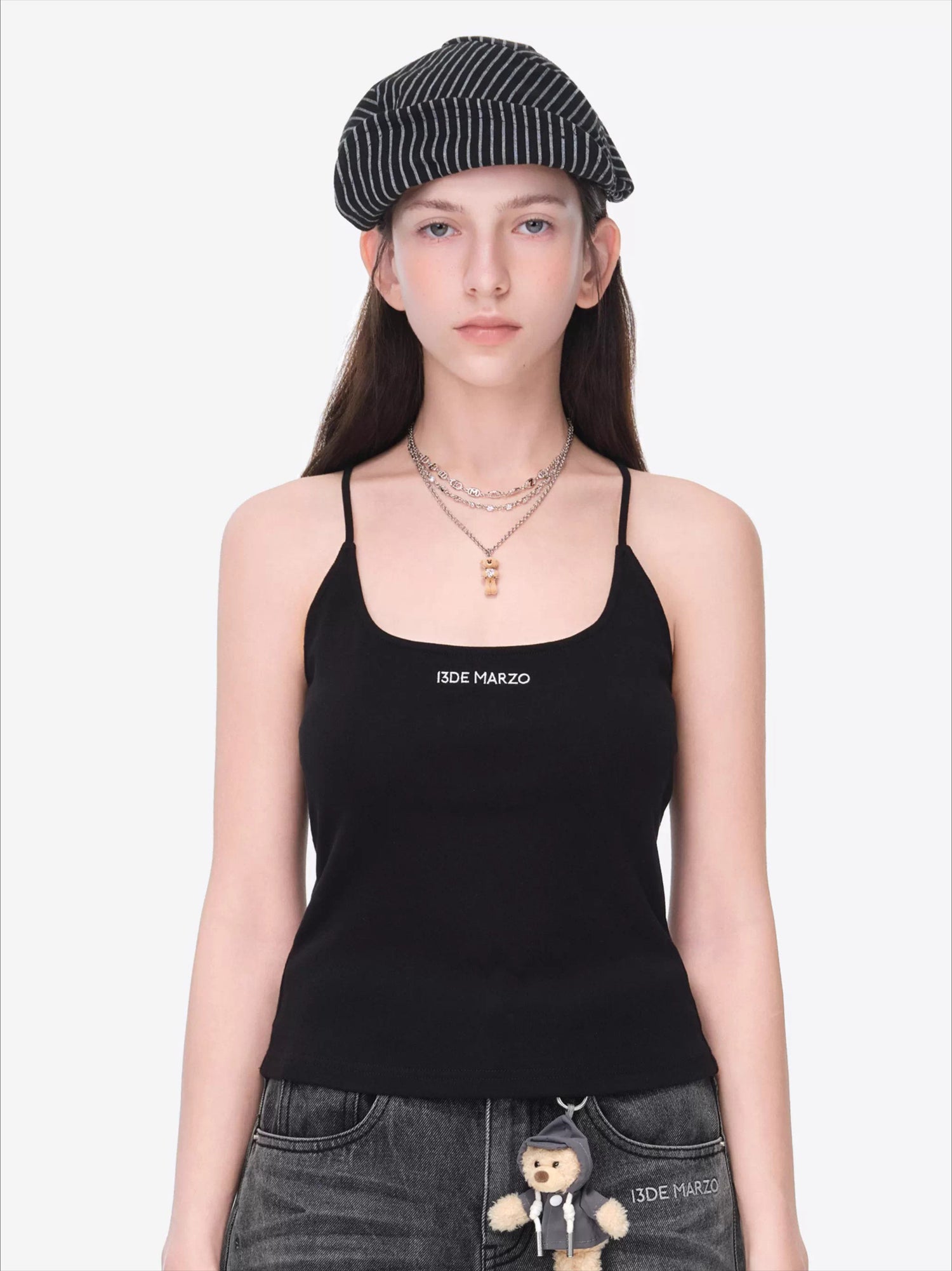 Doll Detail Cropped Camisole