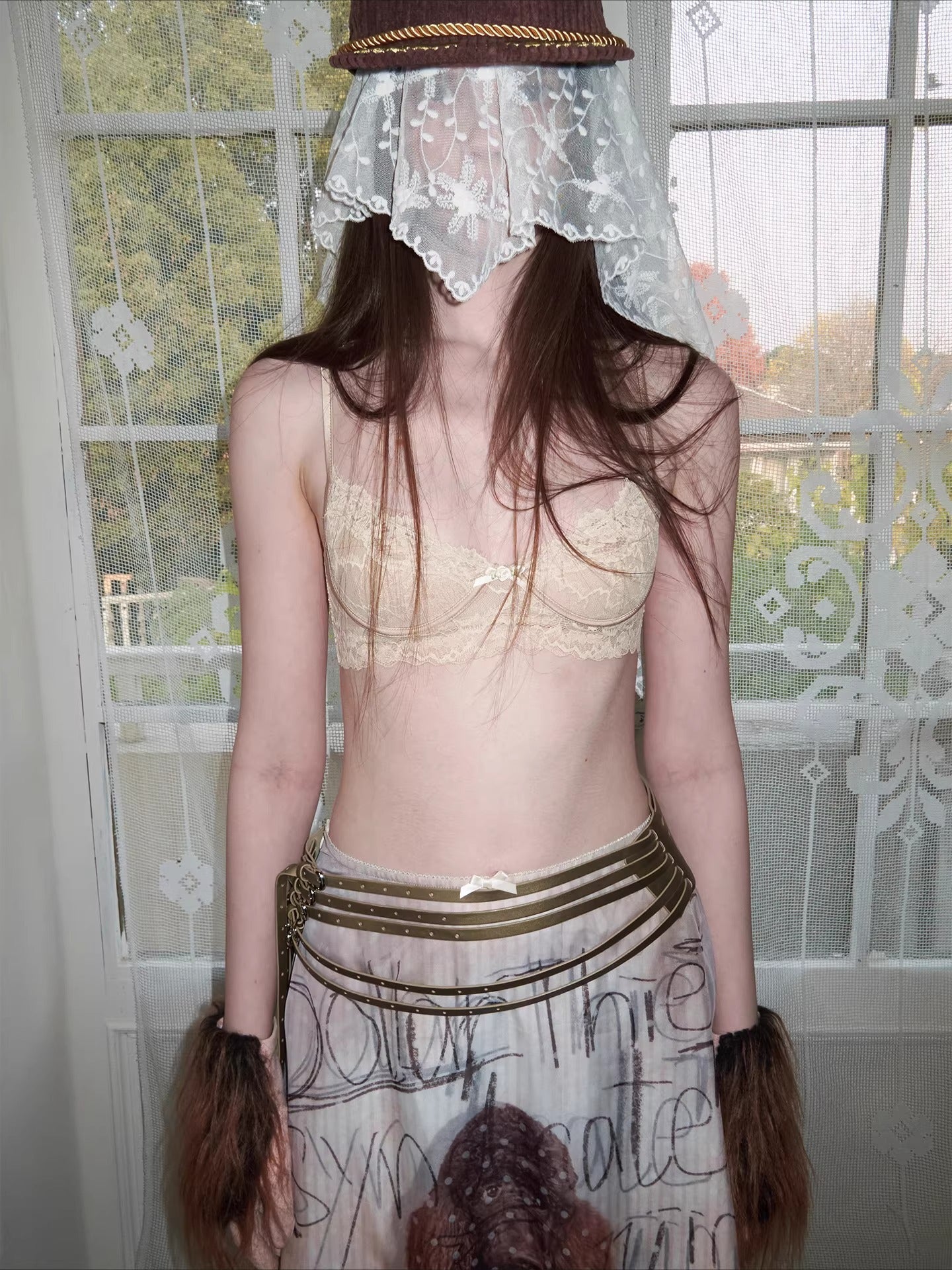 Ruffle Soft-Wire Push-Up Corset