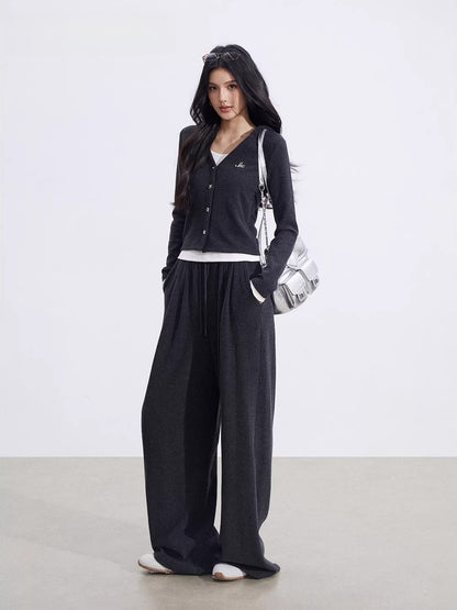 Layered Hooded Knit Set
