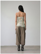 Folded Waist Three-Dimensional Pocket Casual Pants - CHINASQUAD