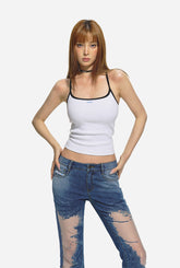 Waist-cinching Sports Tank Top - CHINASQUAD