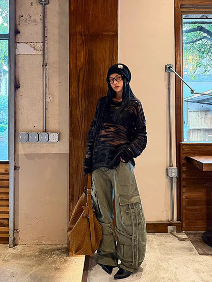 Rolled-Edge Single-Layer Wool Beanie