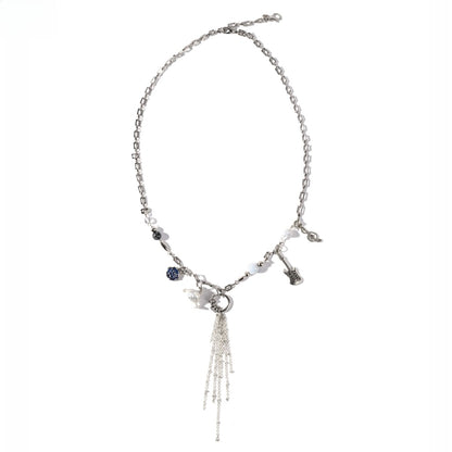 Watch Pin Choker Necklace