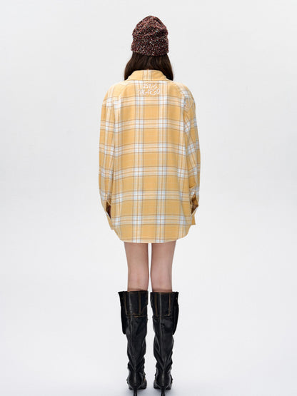 Plaid Pocket Companion Long-Sleeve Shirt Jacket