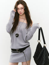 Thin One-shoulder Oblique-shoulder Button Dress - CHINASQUAD