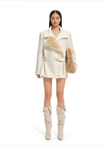 McKinley Wool-Blend Short Coat