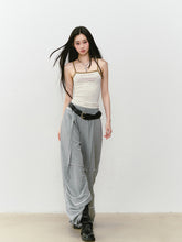 Color-Block Letter Print Camisole - CHINASQUAD
