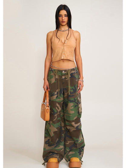 Compass Retro Camo Para Pants Desert Camouflage - CHINASQUAD