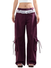 Fake Two Piece Drawstring Big Pocket Utility Pants - CHINASQUAD