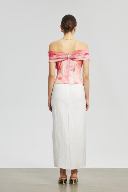 Rose Mesh Corset Dress