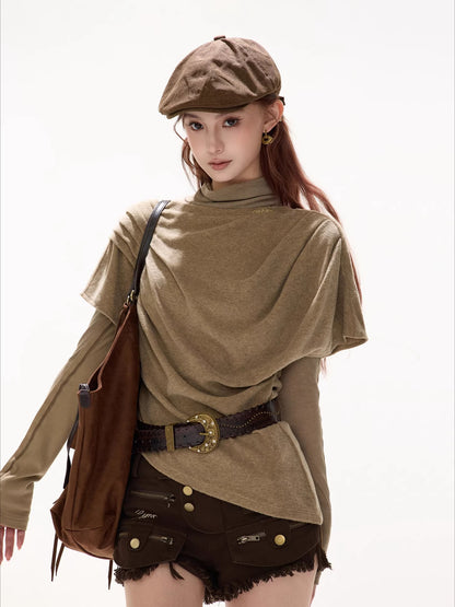 Textured Panel Knit Base Layer