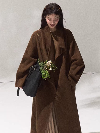 Tailored Pure Wool Long Coat