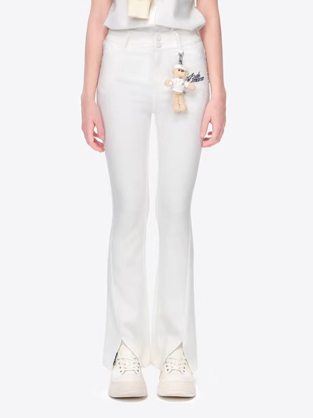 Slim Flare Golf Trousers
