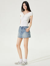 One-shoulder Tie-neck Top - CHINASQUAD