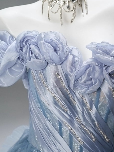 Blue Sakura Couture Gown