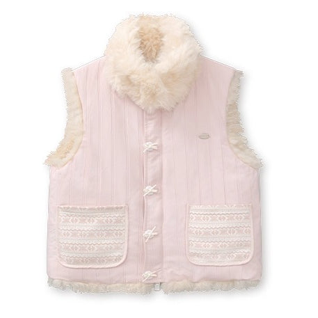 Reversible Vintage Faux-Fur Vest