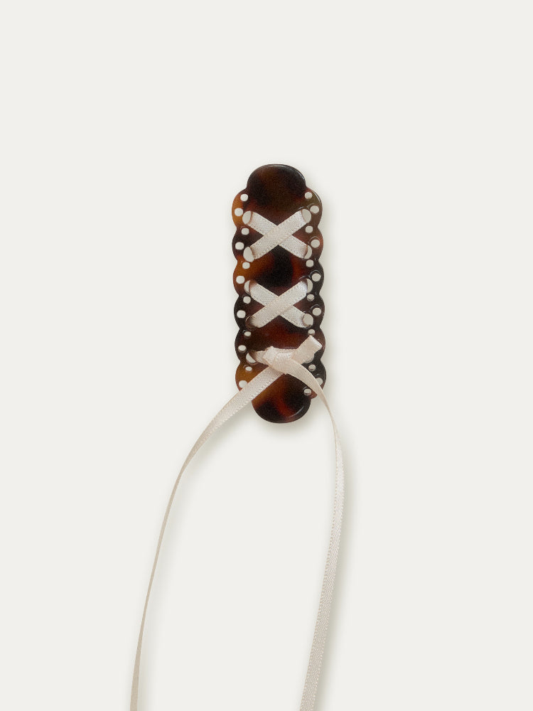 Tortoise Shell Acrylic Ballet Hairpin