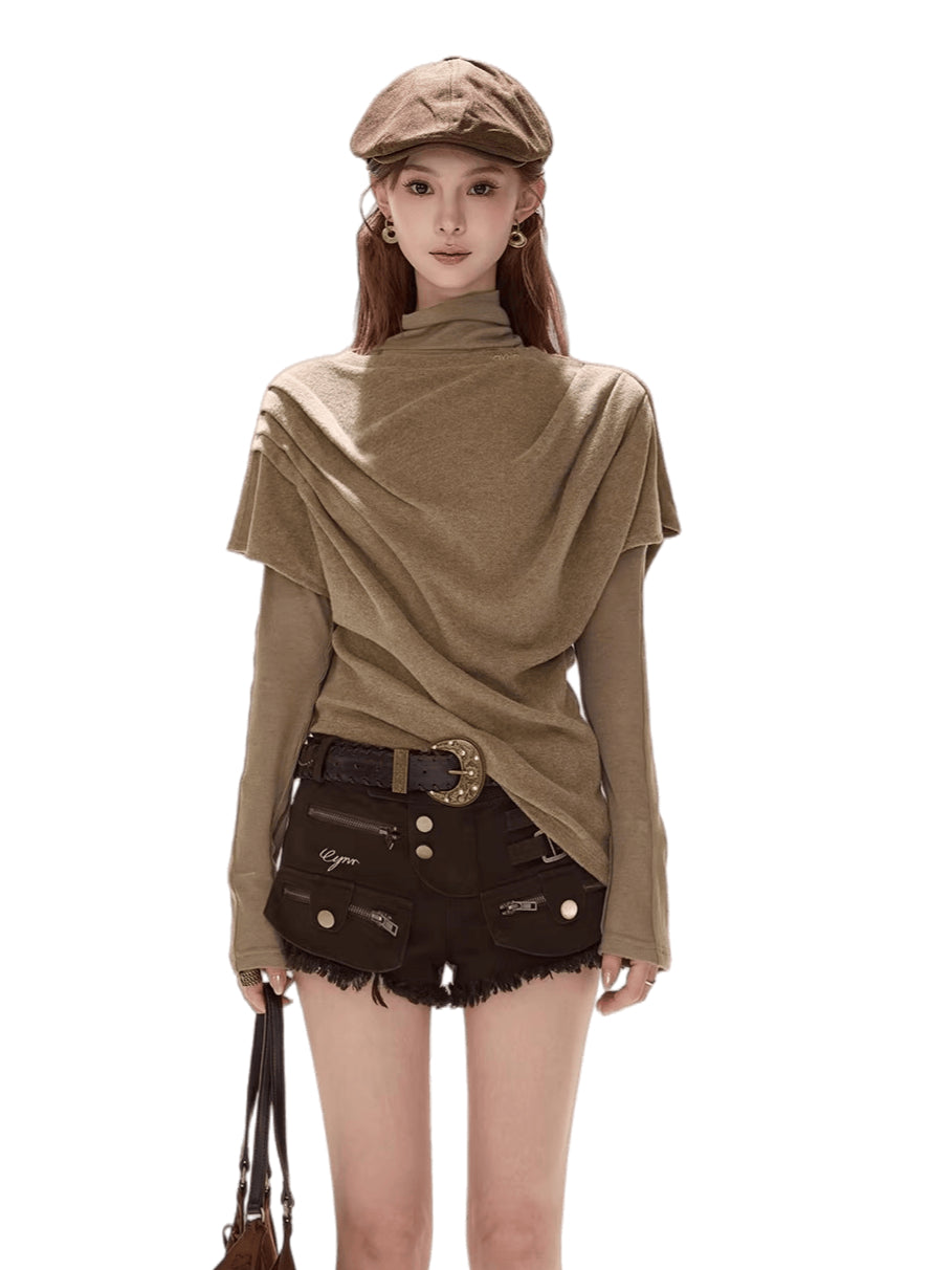 Textured Panel Knit Base Layer