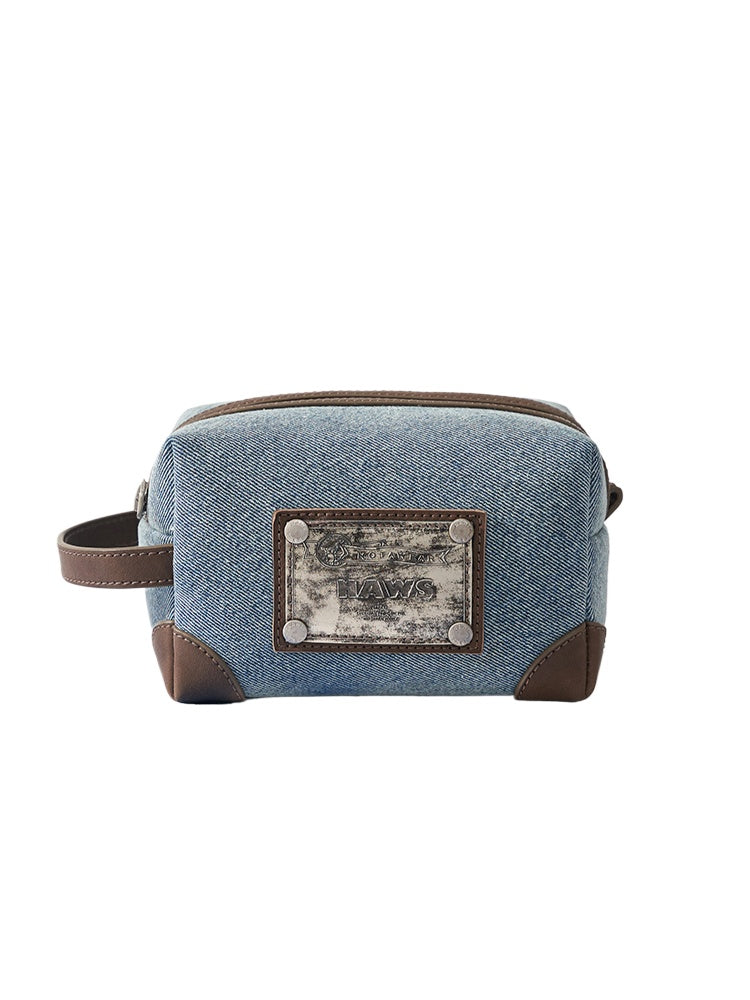 Vintage Denim Portable Large-Capacity Bag