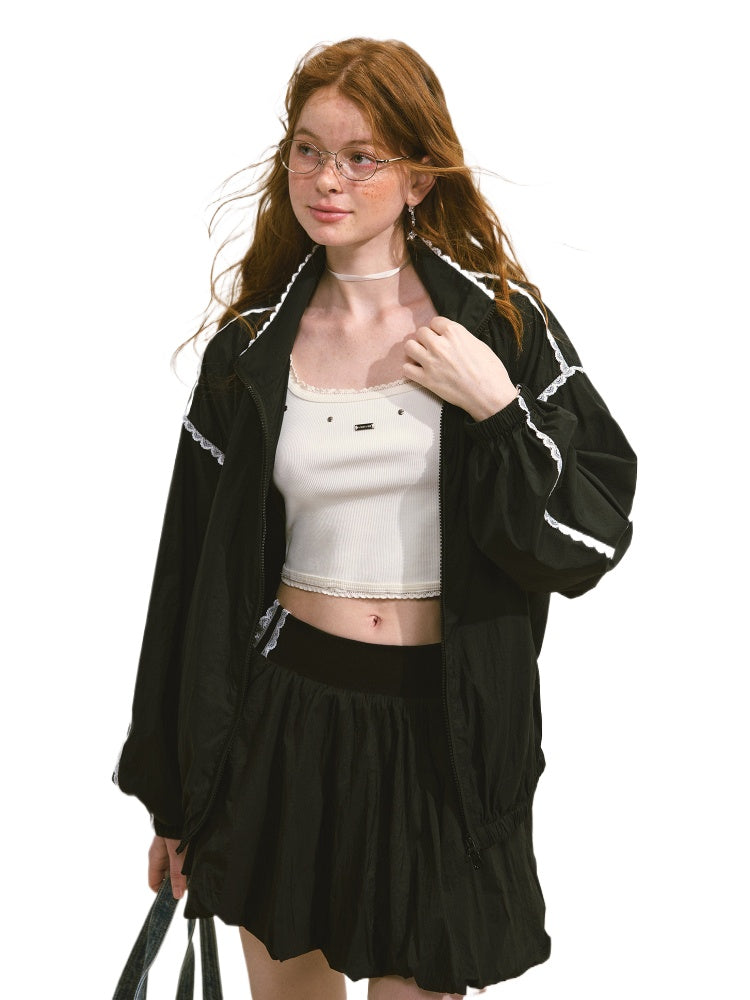 Lace Sun Protection Jacket &amp; Skirt Set