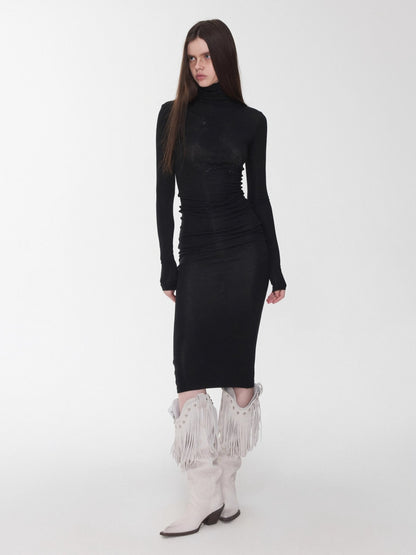 Crystal-Embellished Turtleneck