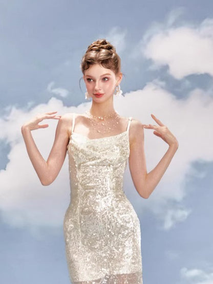 Shimmer Siren Sequin Bodycon Mermaid Dress