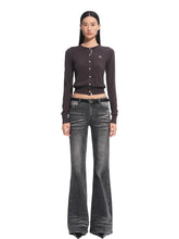 Natural Waist Fitted Straight Jeans - CHINASQUAD