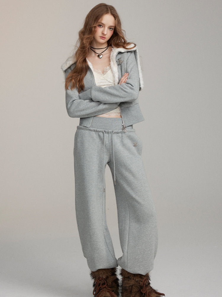 VIAPITTI Casual Straight-Leg Sweatpants