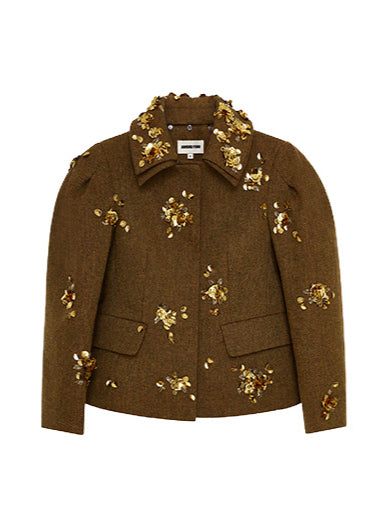 Embellished Collar Jacket