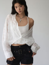 Two-piece Look Checked Long-sleeve Shirt - CHINASQUAD