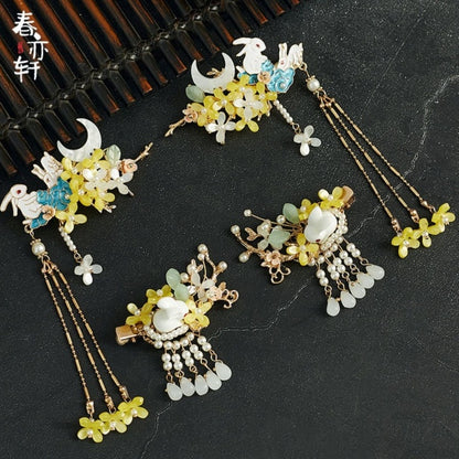 Osmanthus Rabbit Hanfu Hair Clips