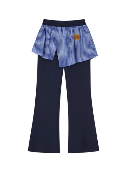 Detachable Spliced Collar Sweatshirt