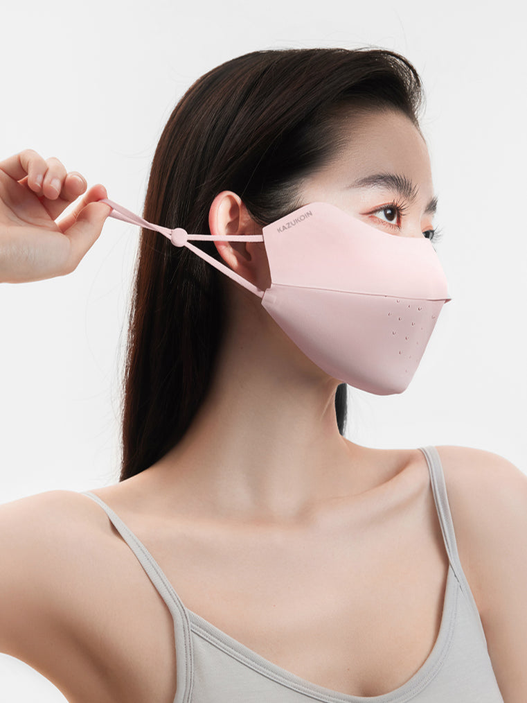 (Zero Feeling Edition) Ice Silk Breathable UV Protection Sunscreen Face Mask