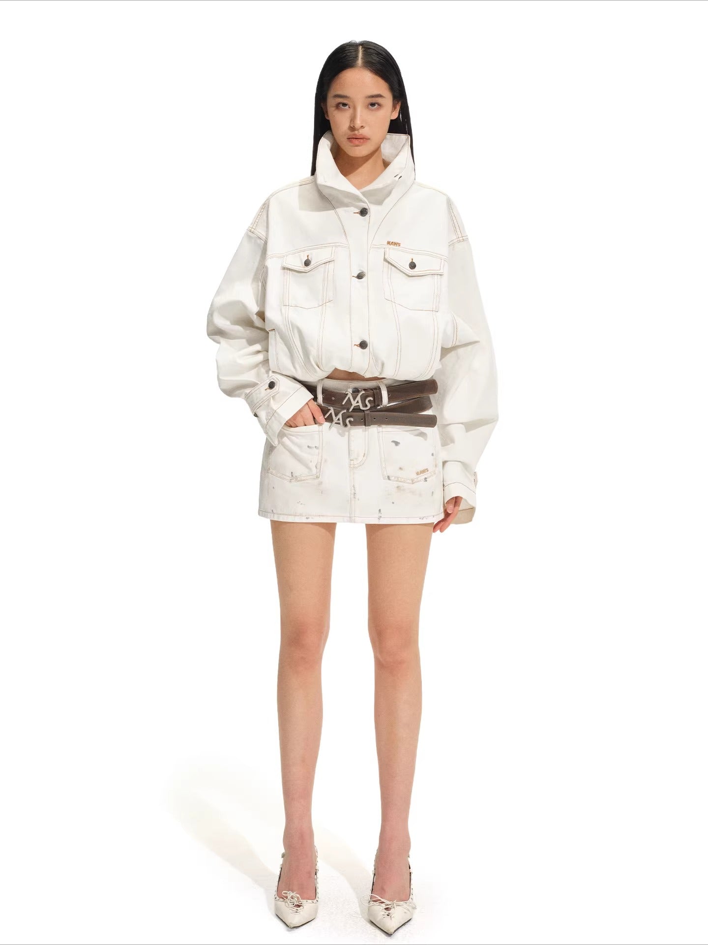 Equestrian Relaxed Denim Jacket