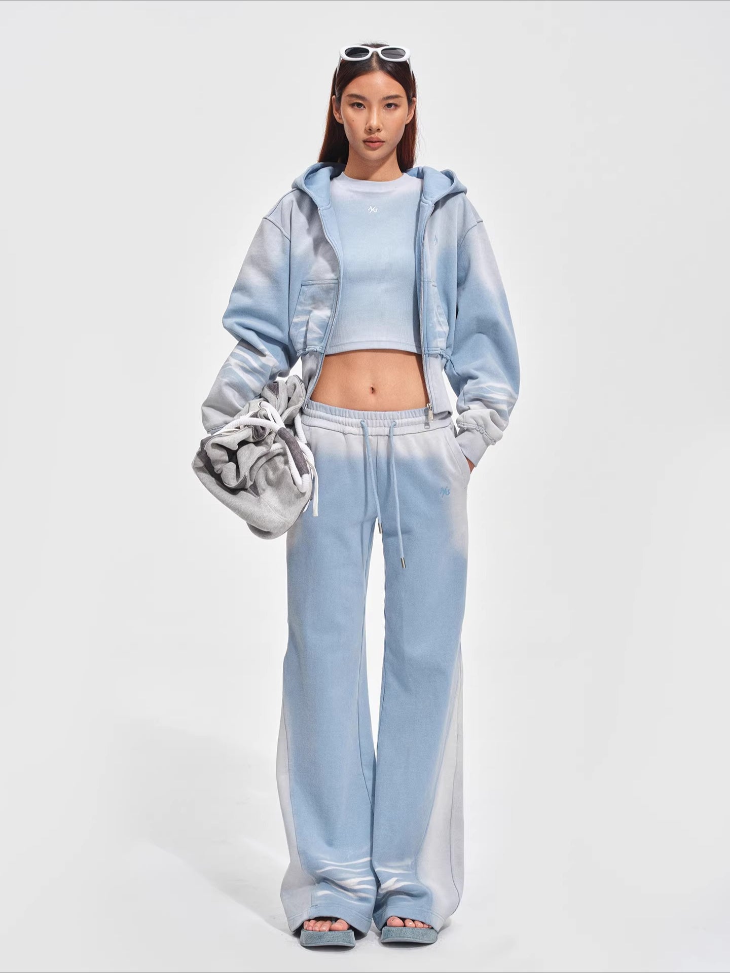 Heavyweight Cotton Micro-Flare Sweatpants